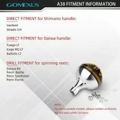 Gomexus Round Power Knob 35mm 10 Gomexus Round Power Knob 35mm -Reels Shop A38SRBKGD 4 800x 01a9c900 97e6 492e 8810 f94d7ff8be35