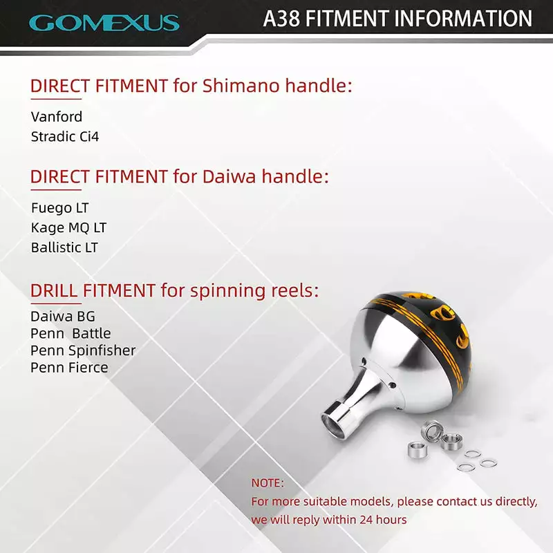 Gomexus Round Power Knob 35mm 5 Gomexus Round Power Knob 35mm - Image 5