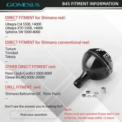 Gomexus Round Power Knob 45mm 7 Gomexus Round Power Knob 45mm -Reels Shop BKSR 800x 344218d0 4964 4d10 bacd f1a94103a953