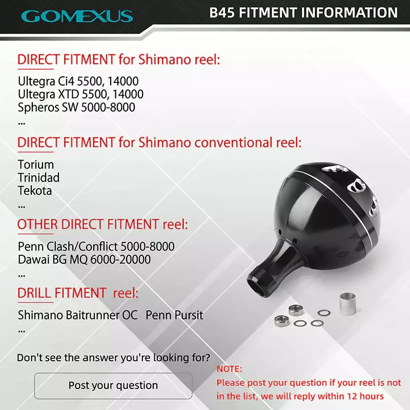 Gomexus Round Power Knob 45mm 4 Gomexus Round Power Knob 45mm - Image 4