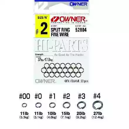 Owner Fine Wire Split Ring 1 Owner Fine Wire Split Ring