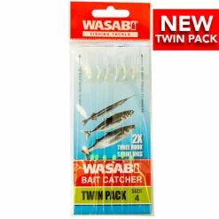 Wasabi Bait Sabiki Twin Pack No 10 3x2