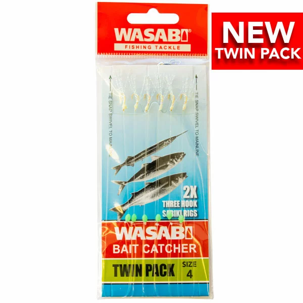 Wasabi Bait Sabiki Twin Pack No 10 3x2 1 Wasabi Bait Sabiki Twin Pack No 10 3x2